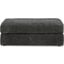Karinne Oversized Accent Ottoman In Smoke