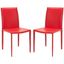 Karna Red 19 Inch Dining Chair Set of 2