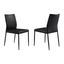 Kash Upholstered Dining Chair Set of 2 In Black