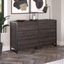 Kathy Ireland Home By Bush Furniture Atria 6 Drawer Dresser In Charcoal Gray