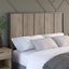 Kathy Ireland Home by Bush Furniture Atria Full/Queen Size Headboard in Modern Hickory