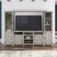 Kathy Ireland Home by Bush Furniture Cottage Grove 65W Farmhouse Entertainment Center with Shelves in Cottage White
