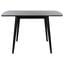Kaylee Extension Dining Table in Matte Black