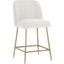 Kelty Counter Stool In Gold And Copenhagen White