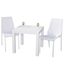Kent Outdoor Dining Set with 2 Chairs In White