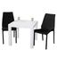 Kent Outdoor Dining Set with Table and 2 Chairs In White and Black