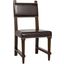 Kerouac Chair With Leather In Distressed Brown