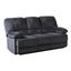Kevin Upholstered Reclining Sofa with Dual Recliners In Grey