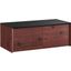 Kinetic Wall Mount Office Storage Cabinet In Black Cherry