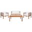 Kinnell 4Pc Outdoor Living Set in Beige PAT7311A-2BX