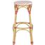 Kipnuk Red and White Indoor/Outdoor Stool
