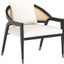Kirsten Lounge Chair In Linoso Ivory