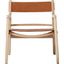 Kolding Chair With Havana Tanned Leather In Orange