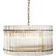 Kore Small Chandelier In Brass And Clear