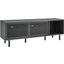 Kurtis 67 Inch TV And Vinyl Record Stand In Charcoal