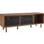 Kurtis 67 Inch TV And Vinyl Record Stand In Walnut