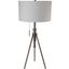 Zaya Extendable Silver Table Lamp