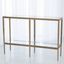 Laforge Console In Antique Gold