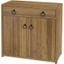 Lark Natural Cabinet with Storage In Light Brown