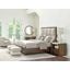 Laurel Canyon Brown and Light Hazelnut Casa Del Mar Upholstered Panel Bedroom Set