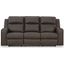 Lavenhorne Reclining Sofa With Drop Down Table In Granite