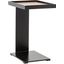 Ledge Side Table With Black Steel