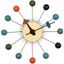 LeisureMod Concordia Round Colorful Balls Wall Clock