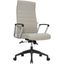 Leisuremod Hilton Modern High Back Leather Office Chair In Tan