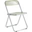 Leisuremod Lawrence Acrylic Folding Chair With Metal Frame LF19A