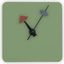 LeisureMod Manchester Mint Square Wall Clock