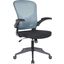 LeisureMod Newton Mesh Office Chair In Grey