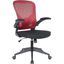LeisureMod Newton Mesh Office Chair In Red