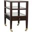 Lesly Side Table In Distressed Brown