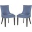 Lester Blue Dining Chair with Silver Nailhead Detail MCR4709AE