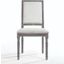 Leventis Cream Linen Side Chair Set of 2