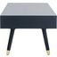 Levinson Navy Gold Cap Coffee Table