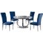 Lexington 52 Inch Round Dining Set In Blue
