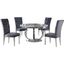 Lexington 52 Inch Round Dining Set In Gray