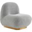 Liam Grey Boucle Fabric Accent Chair