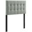 Lily Gray Twin Upholstered Fabric Headboard MOD-5148-GRY