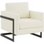 Lincoln Accent Arm Chair In White