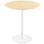 Lippa 20 Inch Round Side Table In White Natural