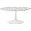 Lippa 36 Inch  Round Terrazzo Coffee Table In White