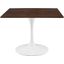 Lippa 40 Inch Square Dining Table EEI-5177-WHI-CHE