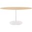 Lippa 60 Inch Oval Dining Table EEI-5195-WHI-NAT
