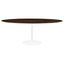 Lippa 78 Inch Oval Dining Table EEI-5196-WHI-CHE