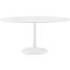 Lippa White 60 Inch Round Wood Top Dining Table