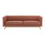Liv Modern Blush Velvet Sofa