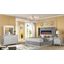 Lizelle King 4 Piece Upholstered Bedroom Set In Gray