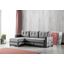 Loft Upholstered Convertible Sectional with Storage In Gray